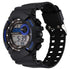 Sonata SF Digital Dial Black Polyurethane Strap Watch For Men