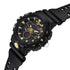 Sonata SF Analog Digital Black Dial PU Strap Watch For Men Style NU77138PP02W