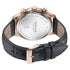 Sonata Wedding Edit Quartz Multifunction Black Dial Leather Strap Watch For Men