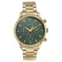 Sonata Wedding Edit Quartz Multifunction Green Dial Stainless Steel Strap Watch For Men
