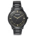 Sonata Quartz Analog Black Dial Black Stainless Steel Strap Watch For Men