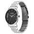 Sonata Wedding Quartz Analog Black Dial Stainless Steel Strap Watch For Men Style NU77153SM01