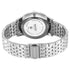 Sonata Wedding Quartz Analog Black Dial Stainless Steel Strap Watch For Men Style NU77153SM01