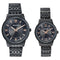 Sonata Wedding Edit Quartz Analog Black Dial Stainless Steel Strap Watch For Pair Style NU7715487076NM01