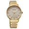 Sonata Eternia Quartz Analog Golden Dial Metal Strap Watch For Men