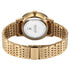 Sonata Eternia Quartz Analog Golden Dial Metal Strap Watch For Men