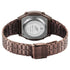 Sonata SF CirQle Digital Dial Brown Stainless Steel Strap Watch For Men