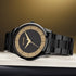 Sonata Traditional Essentials Quartz Analog Multicoloured Dial Black Metal Strap Watch For Men