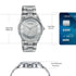 Sonata Traditional Essentials Silver Dial Stainless Steel Strap Watch