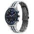 Sonata Eternia Quartz Multifunction Blue Dial Metal Strap Watch For Men