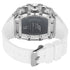 Sonata SF Maiden Voyage Sport Watch White Dial And Strap Tonneau Shaped Case with Multifunction movement