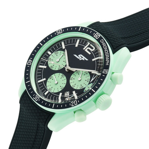 Sonata SF Genesis Bold Chronograph Watch for Men with Blue Strap