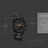 Sonata Chronos Quartz Analog with Date Black Dial Black Colour Stainless Steel Strap Watch For Men
