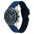Sonata Chronos Quartz Analog with Date Blue Dial Blue Colour Plastic Strap Watch For Men