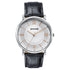 Sonata Verve Quartz Analog Silver Dial Black Leather Strap Watch For Men