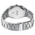 Sonata Festive Quartz Analog Peach Dial Silver Metal Strap Watch For Men