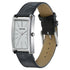 Sonata Ascent White Rectangular Watch with Leather Strap
