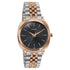 Sonata Vector Black Dial Two Tone Bracelet Watch for Men