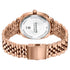 Sonata Vector Blue Dial Rose Gold Tone Bracelet Watch for Men