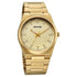 Sonata Festive Quartz Analog Golden Dial Metal Strap Watch For Men
