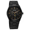 Sonata Festive Quartz Analog Black Dial Metal Strap Watch For Men Style 77202NM01
