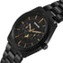 Sonata Festive Quartz Analog Black Dial Metal Strap Watch For Men Style 77202NM01