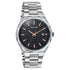 Sonata Jashn Quartz Analog Black Dial Silver Metal Strap Watch For Men