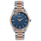Sonata Jashn Quartz Analog Blue Dial Two Toned Metal Strap Watch For Men