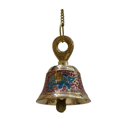 Small Hanging Brass Mandir Bell 244g