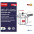 Prestige Popular Plus Svachh Virgin Aluminium Gas And Induction Compatible Pressure Cooker Silver 2 L