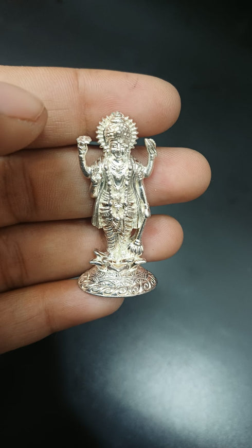 Pure Silver Satyanarayana Swamy Idol 10g