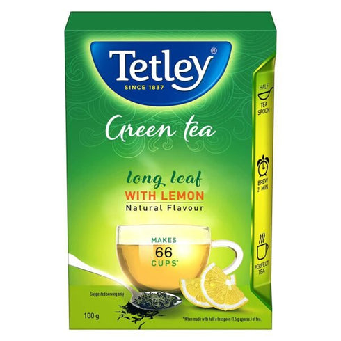 Tetley Long Leaf Lemon Green Tea