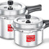 Prestige Popular Svachh Kitchen Starter Combi Pack 5 L 3 L Outer Lid Induction Bottom Pressure Cooker Combo