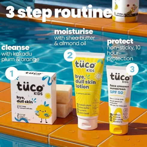 Tuco 3in1 Dull Skin Kit for Kids SPF 50