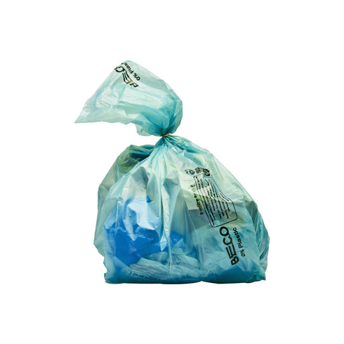 BECO Compostable Garbage Bags medium Blue