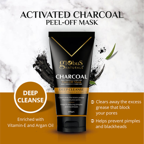 Globus Naturals Charcoal Peel Off Mask