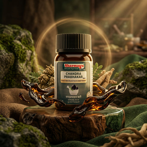 Sharmayu Ayurveda Chandra Prabhakar Bati Chandraprabha Bati Ayurvedic Medicine for Strength Vitality and Wellness