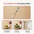 Vinod Florence Stainless Steel Dinner Fork Set of 12 Piece Heavy Gauge Steel Mirror Finish Rust Free Tough Strong and Durable