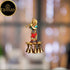 Tamas Brass Krishna Wall Hanging Diya Oil Lamp With Bells (Multicolor)