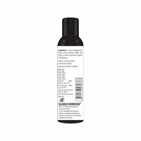 Globus Remedies Fat Burn Oil Slimming oil for Body Shaping