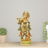 Brass Krishna Colour Statue 0.965Kg