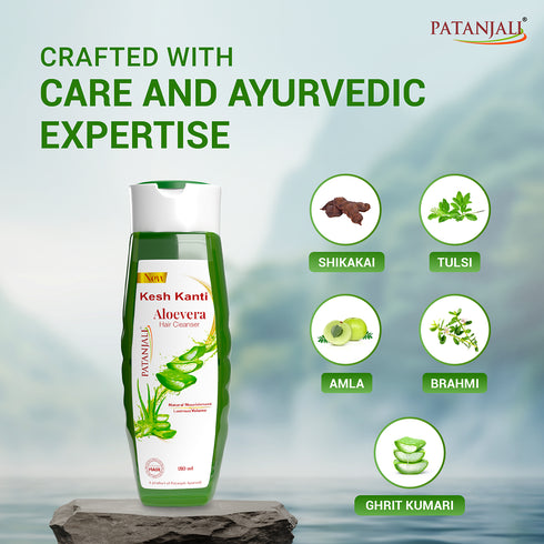 Patanjali Kesh Kanti Aloe Vera Hair Cleanser