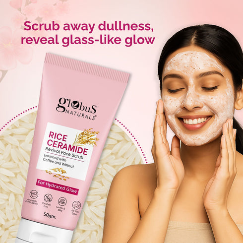 Globus Naturals Rice Ceramide Revival Scrub