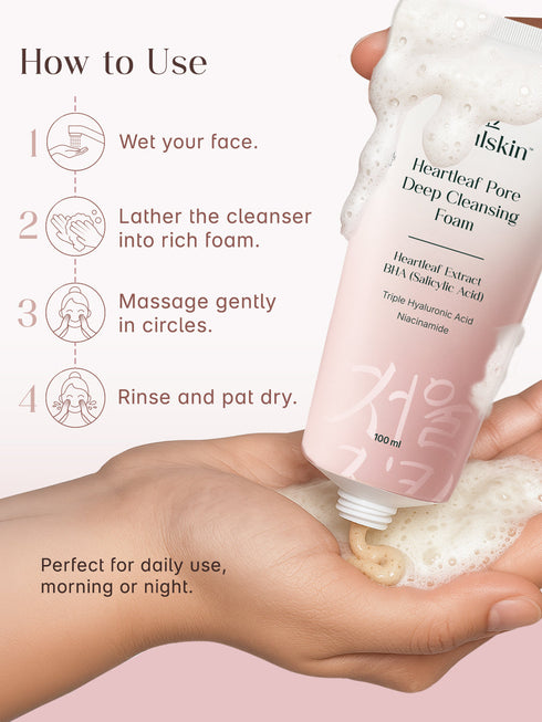 SEOULSKIN Heartleaf Pore Deep Cleansing Foam