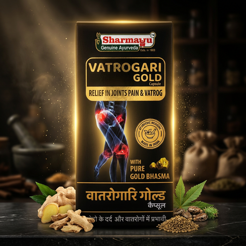 Sharmayu Ayurveda Vatrogari Gold Capsule