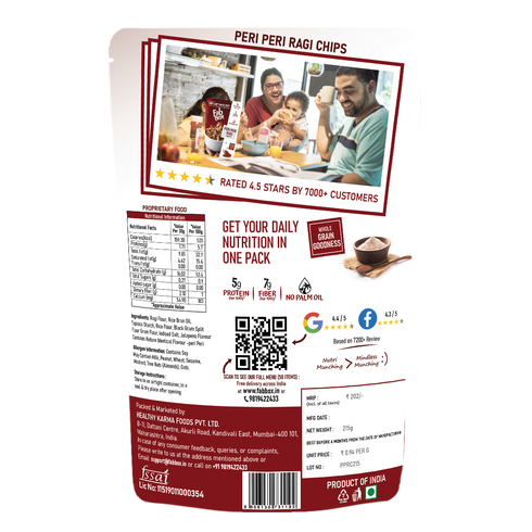 Fabbox Peri Peri Ragi Chips