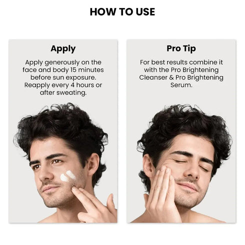 Thriveco Sunscreen for Men SPF 50 Brightening Pro PA
