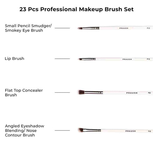 Praush 23 pcs Pro Makeup Brush Set