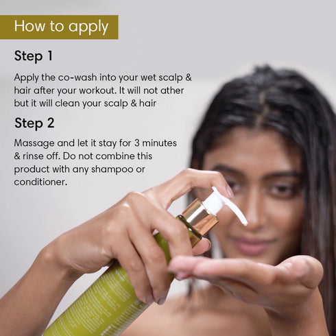 Theearthcollective in Co Wash Post Workout Hair Wash Conditioner only wash