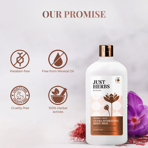 Jest Ultra Hydrating Body Milk with Saffron and Malai